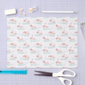 Papier Mousseline Papier Flamant rose Ocean Multi tissu (Artisanat)