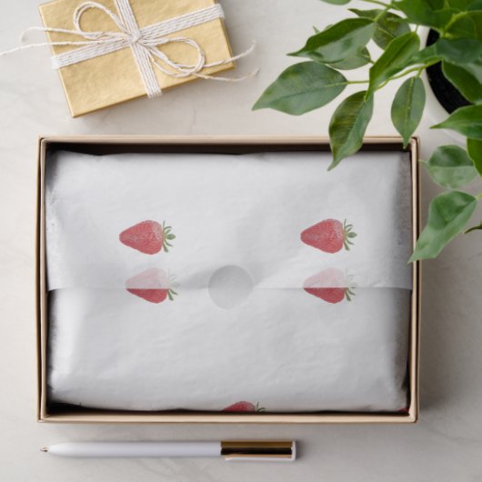 Papier Mousseline Papier fraise Tissu mini  (Cadeau)