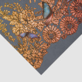 PAPIER MOUSSELINE PAPIER GRAS EN TISSU MOTIF DE LACE ANTIQUE (Détail)