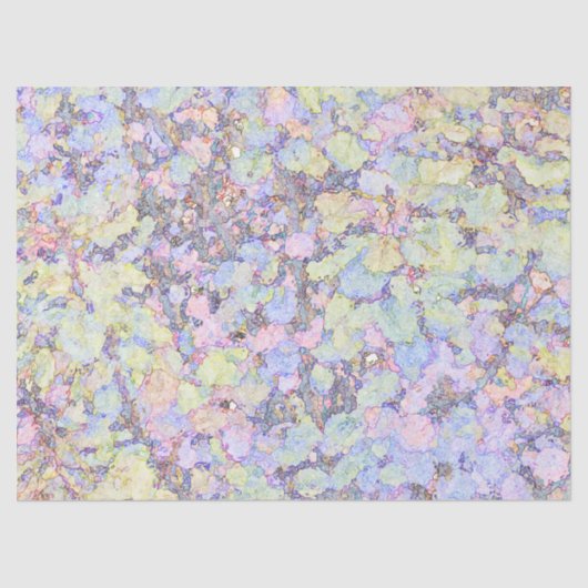 PAPIER MOUSSELINE PAPIER/LAVANDE EN TISSU, ROSE, BLEU, VERT, JAUNE (Recto)