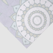 Papier Mousseline Papier Mandala de couleur exotique (Détail)