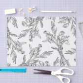 Papier Mousseline Papier motif à dessin floral (Artisanat)