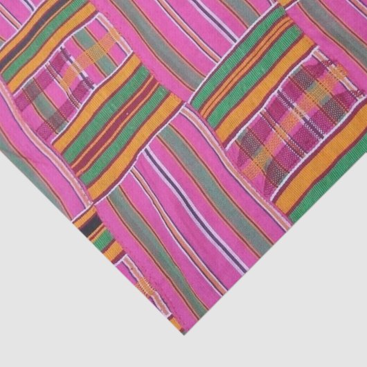 Papier Mousseline Papier Motif africain (Détail)