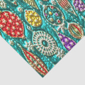 Papier Mousseline Papier motif ampoule de Noël (Détail)