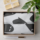 Papier Mousseline Papier motif en silhouette (Cadeau)