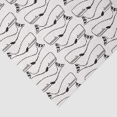 Papier Mousseline Papier motif géométrique de baleine (Détail)