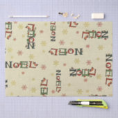 Papier Mousseline Papier motif Noel de Noël (Artisanat)