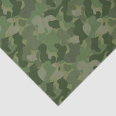 Papier Mousseline papier motif pour bébé garçon vert camo (Détail)