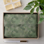 Papier Mousseline papier motif pour bébé garçon vert camo (Cadeau)