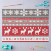 Papier Mousseline papier motif pour chandail de noël (Artisanat)