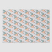 Papier Mousseline Papier Motif Retro Atomic Crescents (Recto)