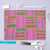 Papier Mousseline Papier Motif rose africain (Artisanat)