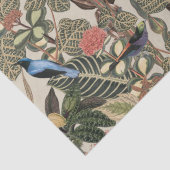 Papier Mousseline Papier motif vintage Tropical (Détail)