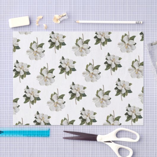 Papier Mousseline Papier mouchoir Magnolia (Artisanat)
