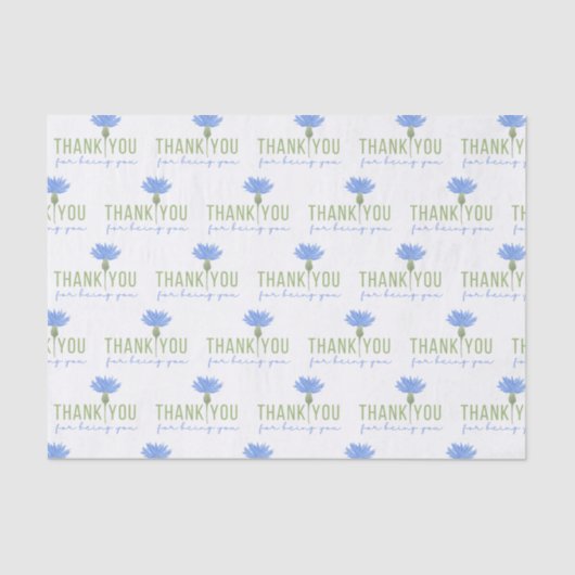 Papier Mousseline Papier Mouchoir Merci d'être Vous (Recto)