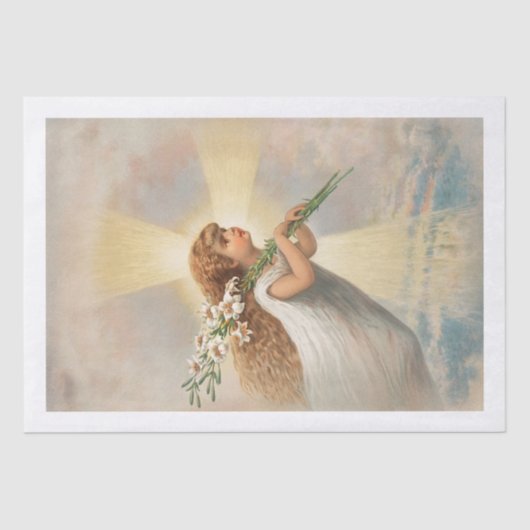 PAPIER MOUSSELINE PAPIER MOUSSELINE: ANGE VINTAGE ET MENSONGES (Recto)