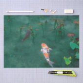 PAPIER MOUSSELINE PAPIER MOUSSELINE: BLOC DE BOIS JAPONAIS : KOI (Artisanat)