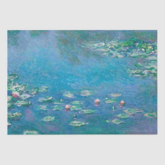 PAPIER MOUSSELINE PAPIER MOUSSELINE: CLAUDE MONET : NÉNUPHAR (Recto)
