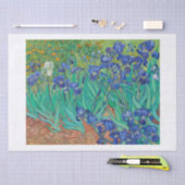 PAPIER MOUSSELINE PAPIER MOUSSELINE: IRISES 1889 : VINCENT VAN GOGH (Artisanat)