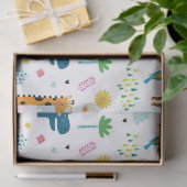 PAPIER MOUSSELINE PAPIER MOUSSELINE: JUNGLE ANIMAL (Cadeau)