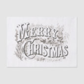 PAPIER MOUSSELINE PAPIER MOUSSELINE:  MERRY CHRISTMAS ILLUSTRATION (Recto)