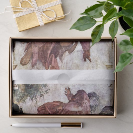 PAPIER MOUSSELINE PAPIER MOUSSELINE: MICHELANGELO : SISTINE CHAPEL (Cadeau)
