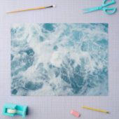 PAPIER MOUSSELINE PAPIER MOUSSELINE: NATURE : LA MER  (Artisanat)