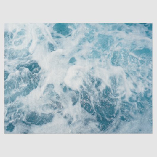 PAPIER MOUSSELINE PAPIER MOUSSELINE: NATURE : LA MER  (Recto)