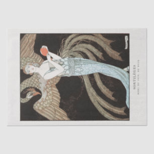 PAPIER MOUSSELINE PAPIER MOUSSELINE: POSTER VINTAGE : GEORGE BARBIER