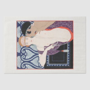 PAPIER MOUSSELINE PAPIER MOUSSELINE: POSTER VINTAGE : GEORGE BARBIER