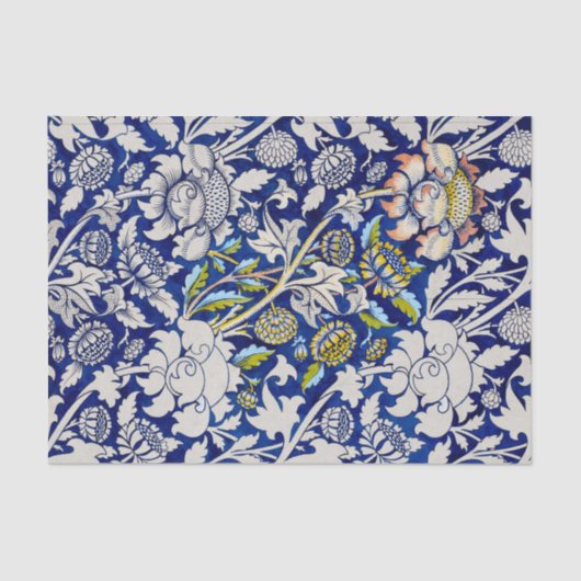 PAPIER MOUSSELINE PAPIER MOUSSELINE: WILLIAM MORRIS : COULEUR D'EAU (Recto)