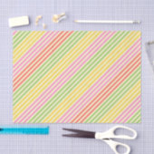 Papier Mousseline Papier papier à papier JUICY STRIPE (Artisanat)