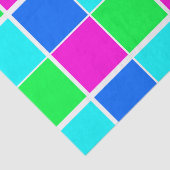 Papier Mousseline Papier papier bleu vert rose (Détail)