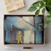 Papier Mousseline Papier papier cadeau vintage pour camion (Cadeau)