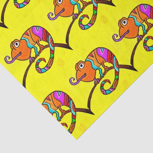 Papier Mousseline Papier papier Chameleon (Détail)