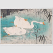 Papier Mousseline Papier papier de découpage de l'oie japonaise vint (Recto)