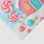 Papier Mousseline Papier papier de découpage de Noël Candyland (Détail)