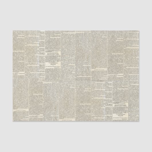 Papier Mousseline Papier papier journal vintage (Recto)