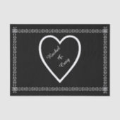 Papier Mousseline Papier papier Mariage personnalisé (Recto)