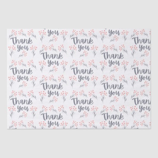 Papier Mousseline Papier papier Merci (Recto)