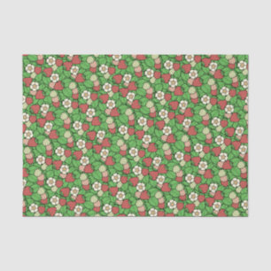 Papier Mousseline Papier papier Motif Arrière - plan fraise