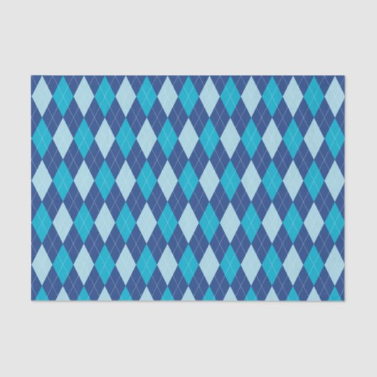 Papier Mousseline Papier papier Motif bleu Jacquard (Recto)