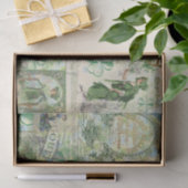 Papier Mousseline Papier papier papier à papier pour Rose irlandais (Cadeau)