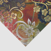 Papier Mousseline Papier papier papier Arrière - plan floral à brève (Détail)