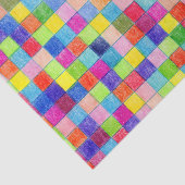 Papier Mousseline Papier papier papier Carré en papier de motif colo (Détail)