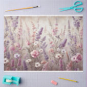 Papier Mousseline Papier papier papier Fleur sauvage Lavande de déco (Artisanat)