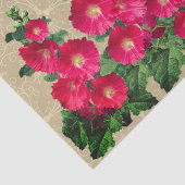 Papier Mousseline Papier papier papier Hollyhocks (Détail)