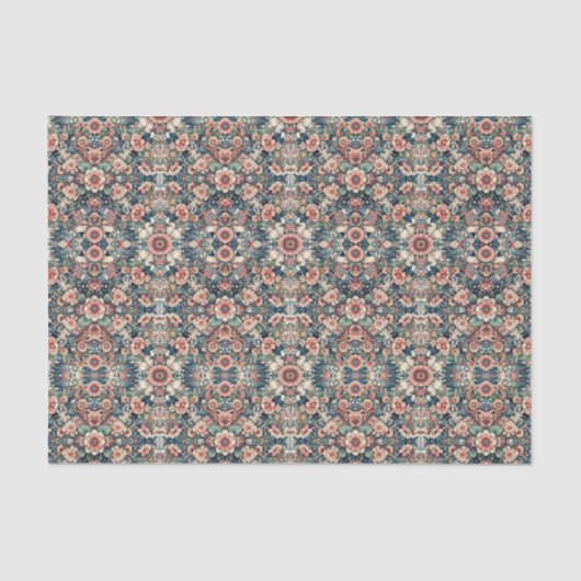 Papier Mousseline Papier papier papier Motif à fleurs (Recto)