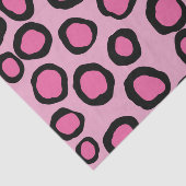 Papier Mousseline Papier papier papier Poster de animal rose noir (Détail)