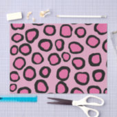 Papier Mousseline Papier papier papier Poster de animal rose noir (Artisanat)